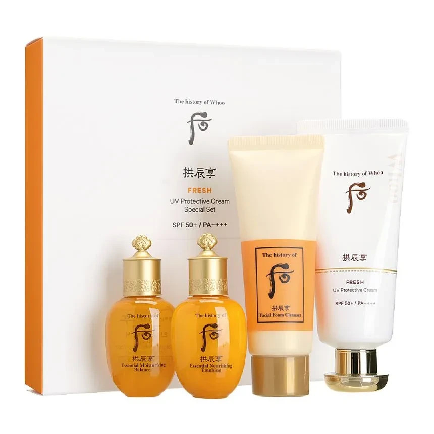 The history of Whoo Gongjinhyang Fresh UV Protective Cream Special Set K-Beauty