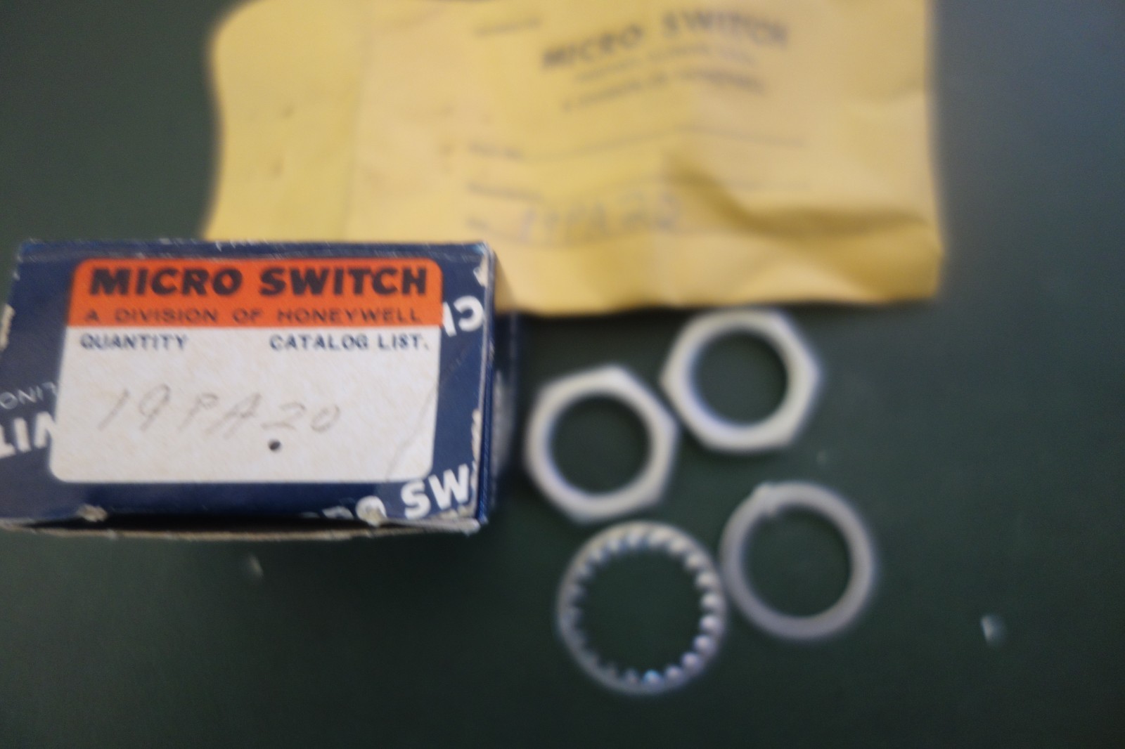 HONEYWELL 19PA20 MICRO SWITCH HARDWARE KIT FOR LIMIT SWITCHES