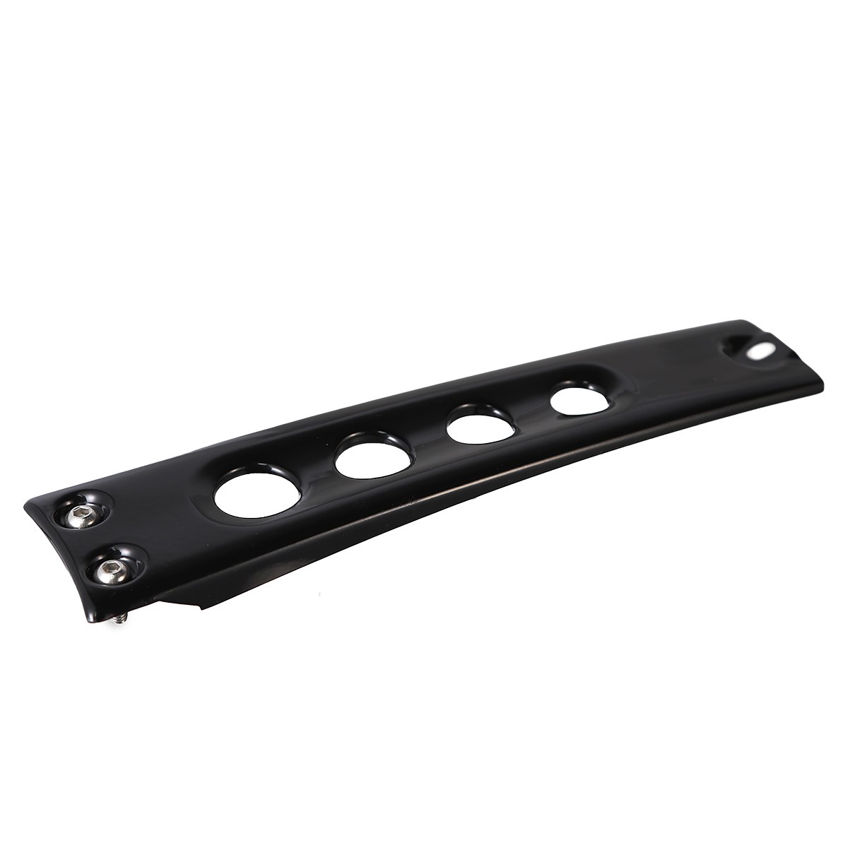 Gloss Black Metal Switch Console Dash Panel For Harley Softail Fat Boy 2018-2025