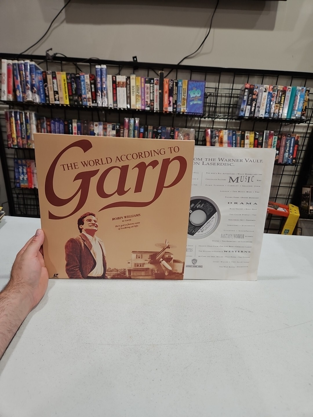 The World According to Garp Robin Williams Laserdisc LD. 📀 BUY 2 GET 1 FREE
