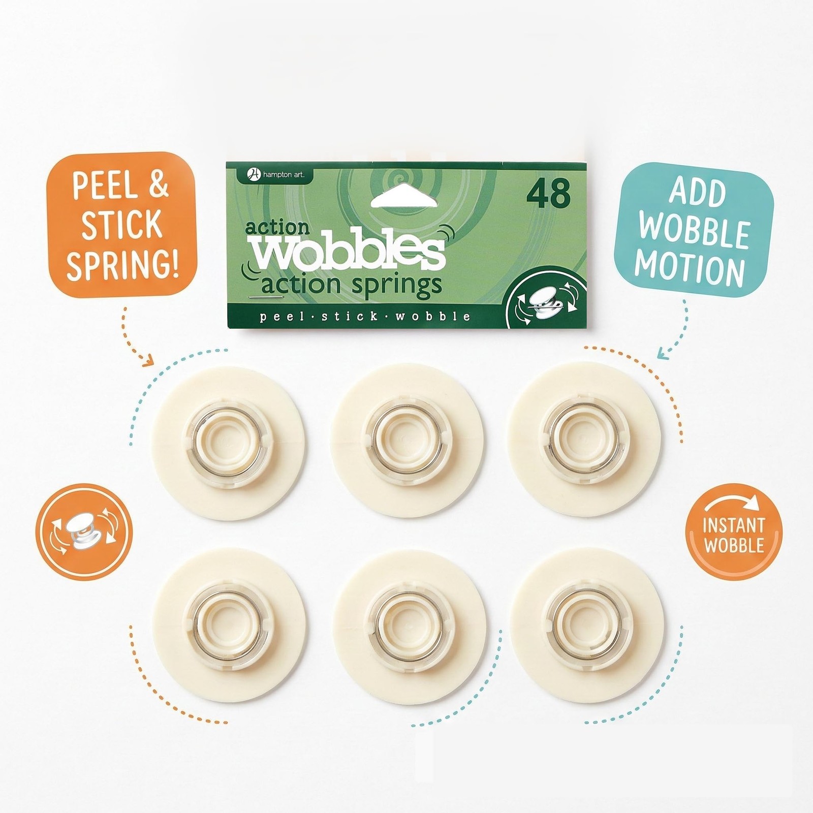 Hampton Art Standard Wobbles 48 Pack