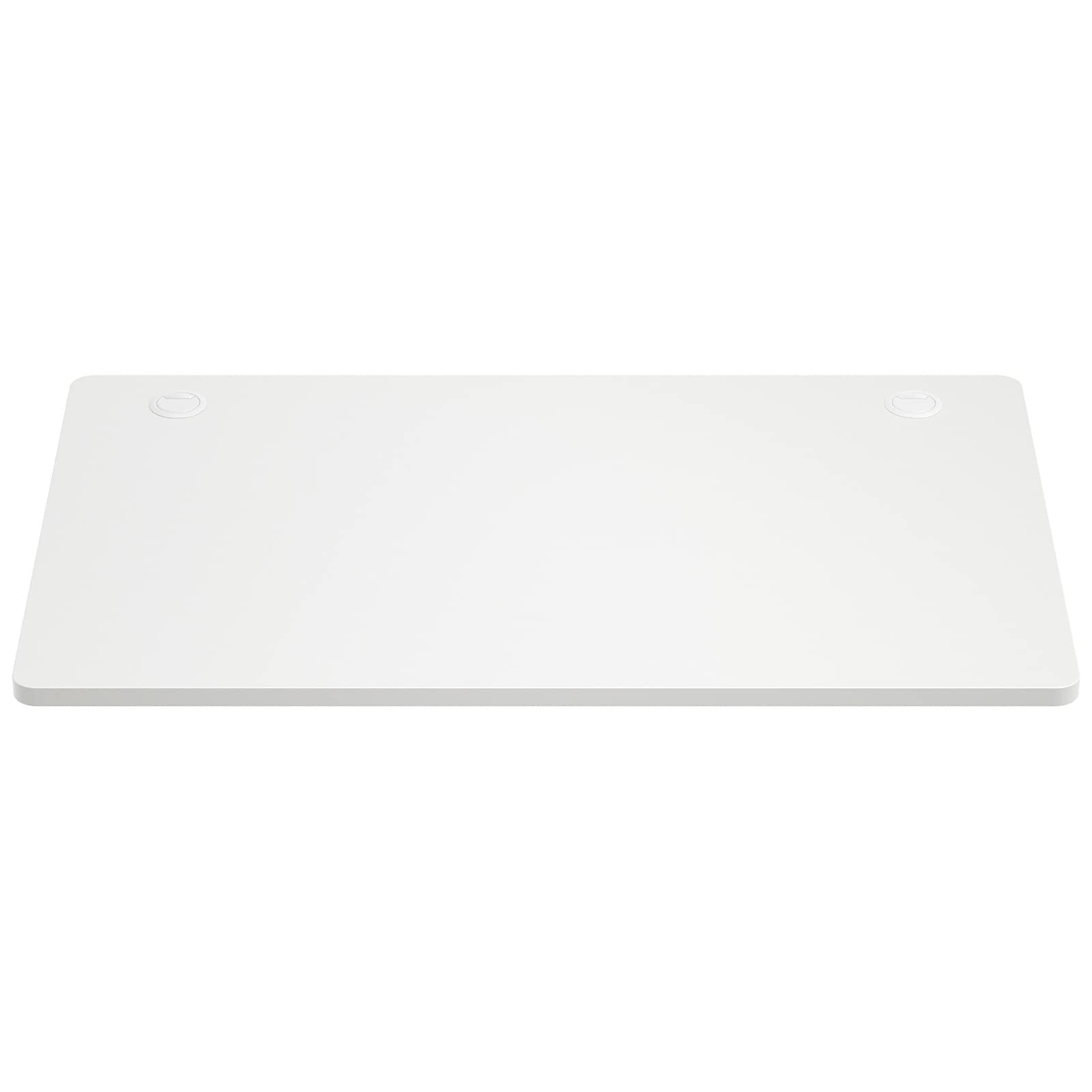 48x30 Inch Solid Rectangular Desk Top - Universal Office Tabletop w/ Cable Manag