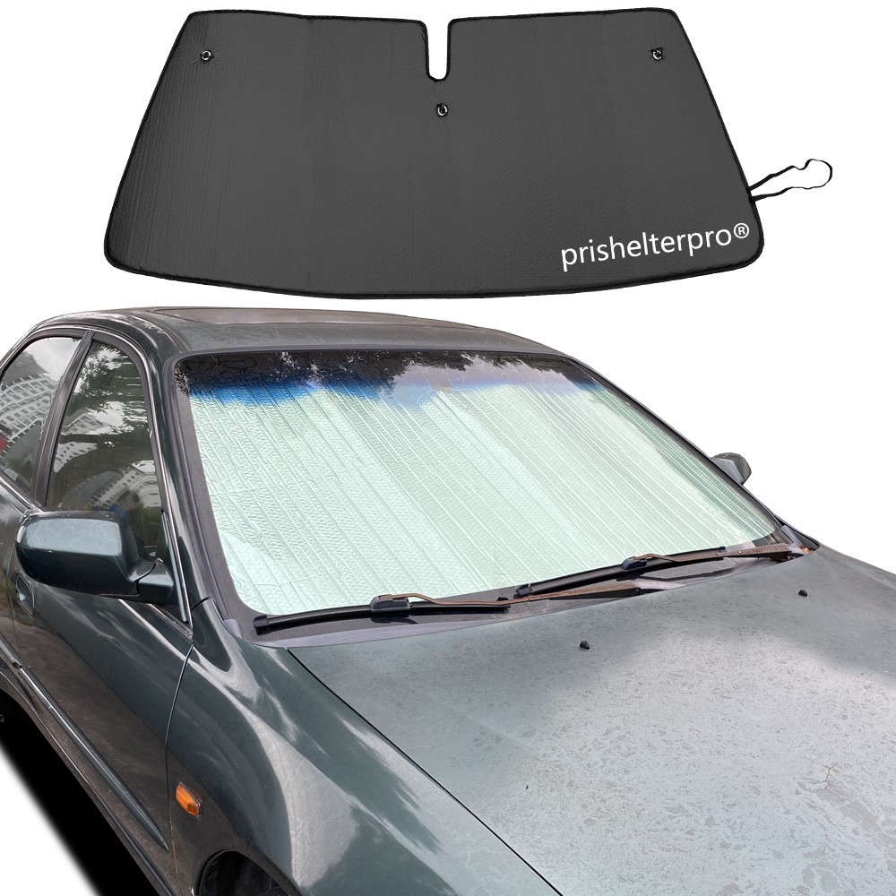 Fit For Honda Accord 1998-2002 Front Windshield Black Silver Camp Rest Sunshade