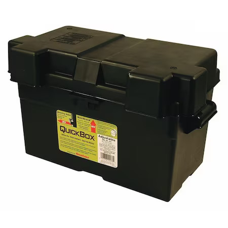 Quickcable 120173-360-001 Battery Box, Black, 17-3/4" L X10-15/64" W