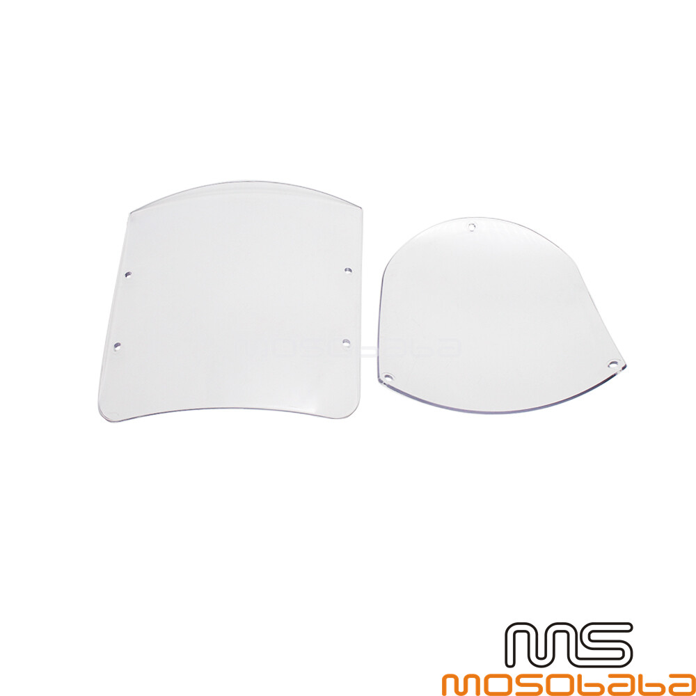 Headlight Quarter Fairing Replacement Windshield For Harley Dyna Super Glide FXD