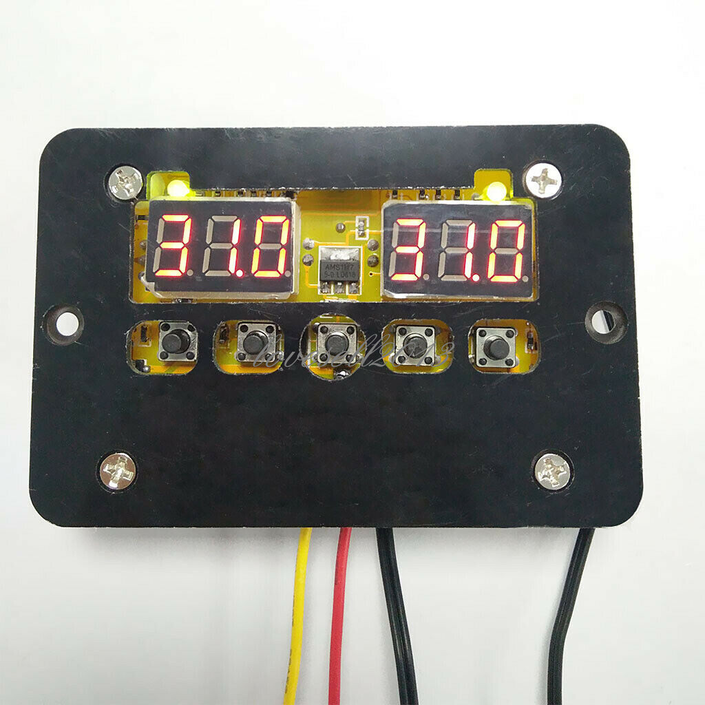 DC 12V NTC 10K Dual Digital Thermostat Temperature Controller Sensor Module W
