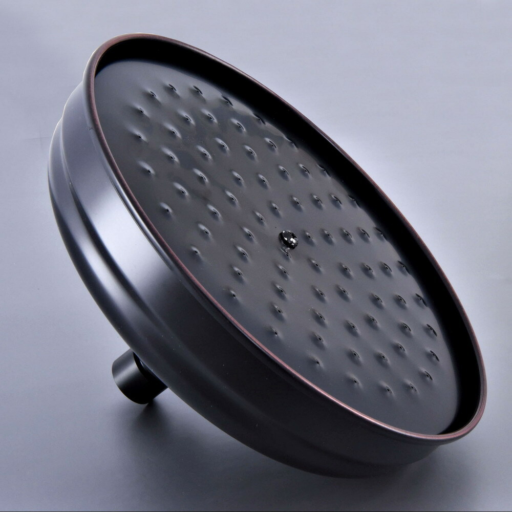 8" inch Black Oil Rubbed Brass Round Bathroom Rainfall Top Shower Heads 2sh249