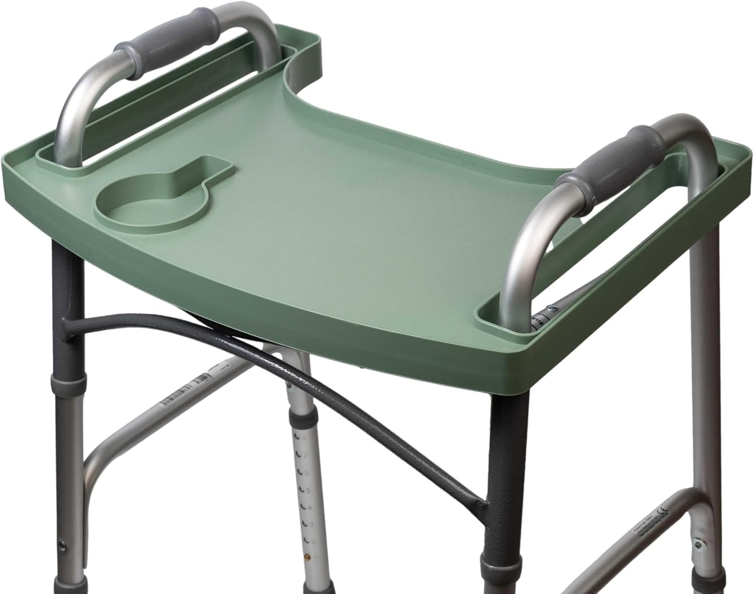 Green Walker Tray for Rolling Folding Walker, Tray Table with Cup Holder for ...