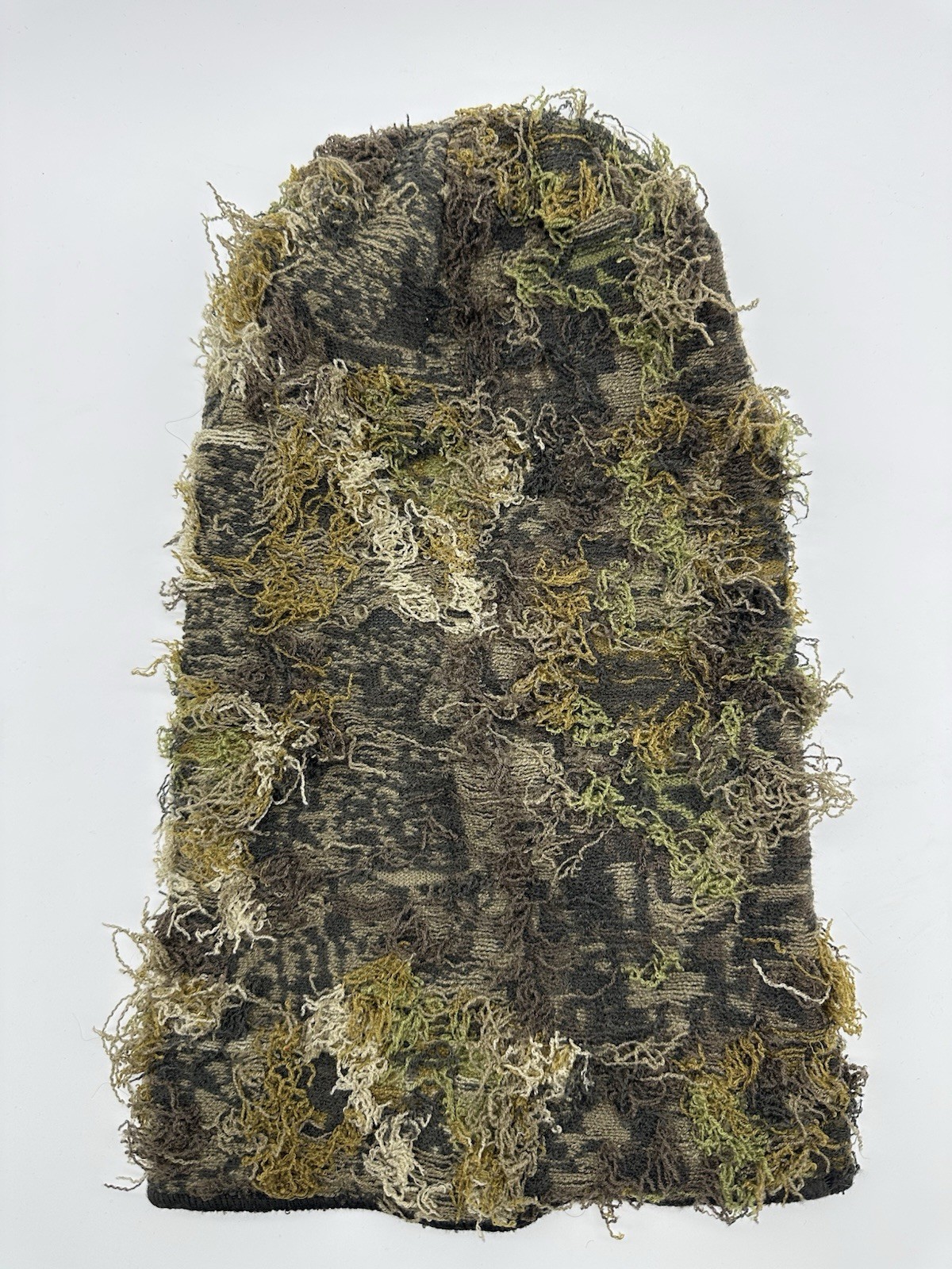 IllicitWorldwide Балаклава Camo Shaggy Mask Distressed Style – RARE Streetwear