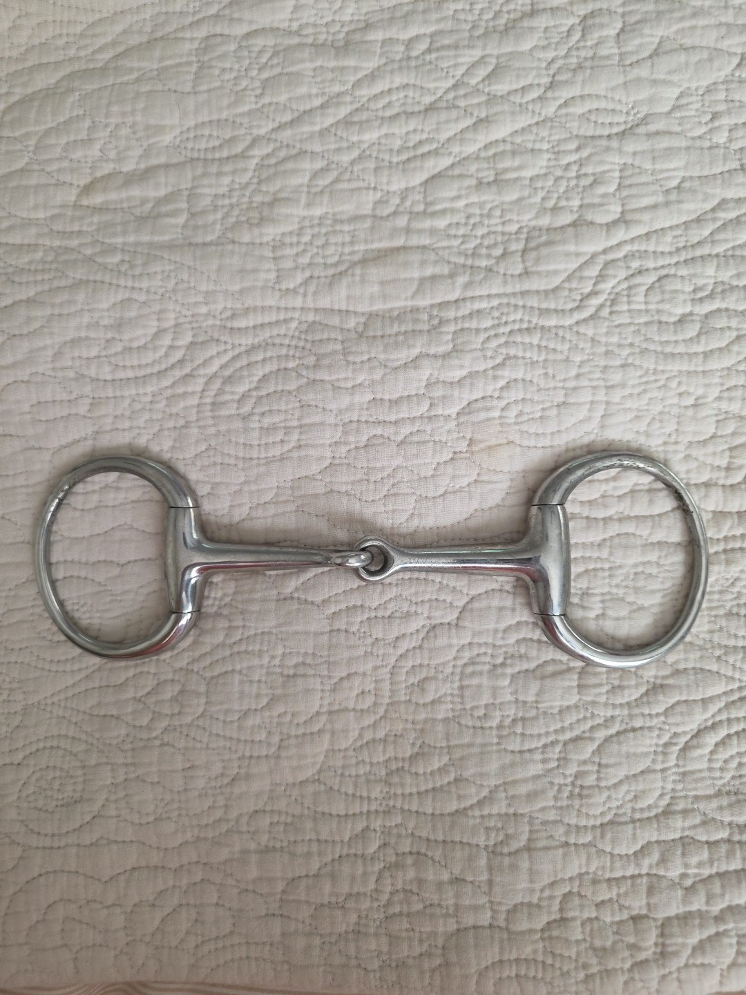 Korsteel Single Joint Eggbutt Snaffle Bit 5 Inch Solid