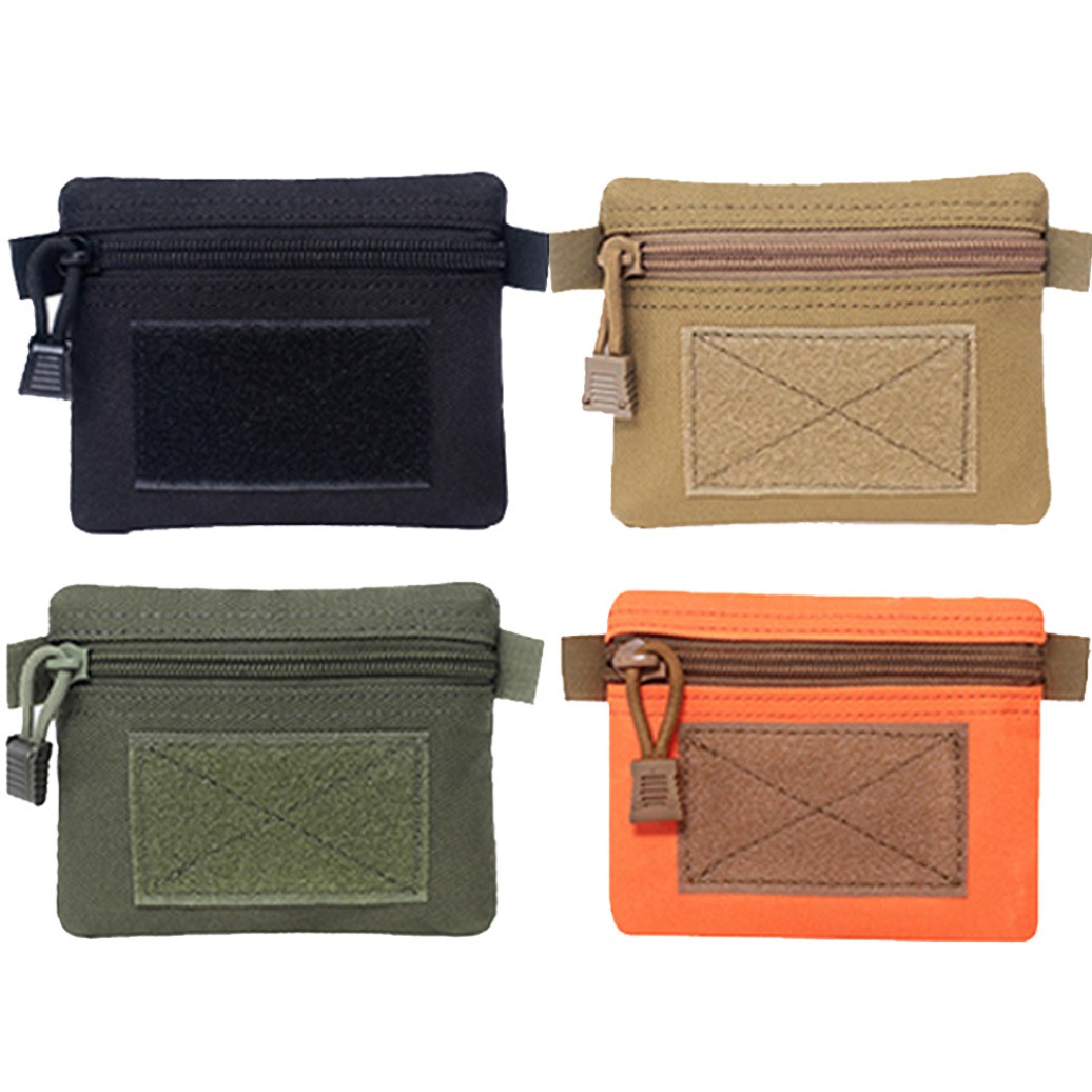 Tactical Credit Card Coin Purse Pouch Small Compact EDC Utility Gadget Gear Pack