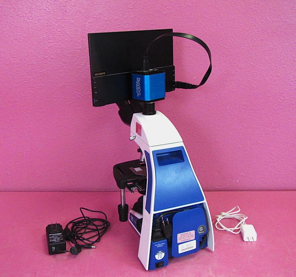 LW Scientific Innovation Digital Video LED & BioVid HD Camera Microscope System