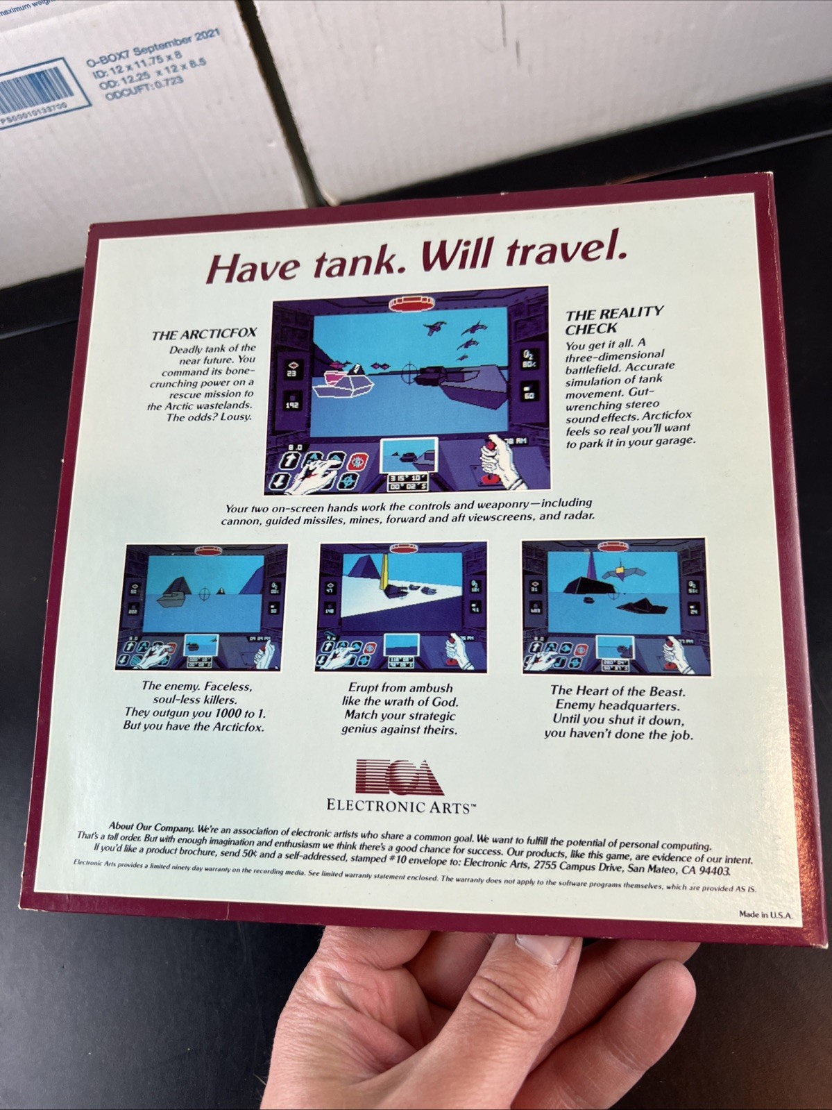 Artic Fox Computer Game Software Tested/Works IBM Tandy