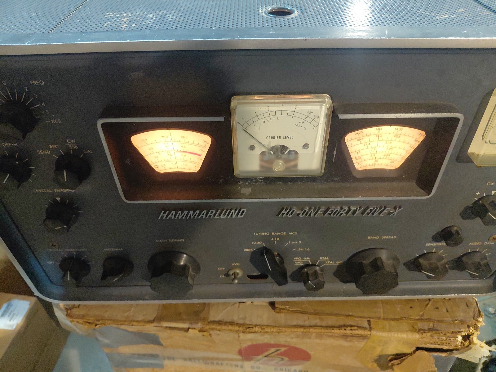 Hammarlund HQ 145x  Power Up ONLY Untested ESTATE BT411