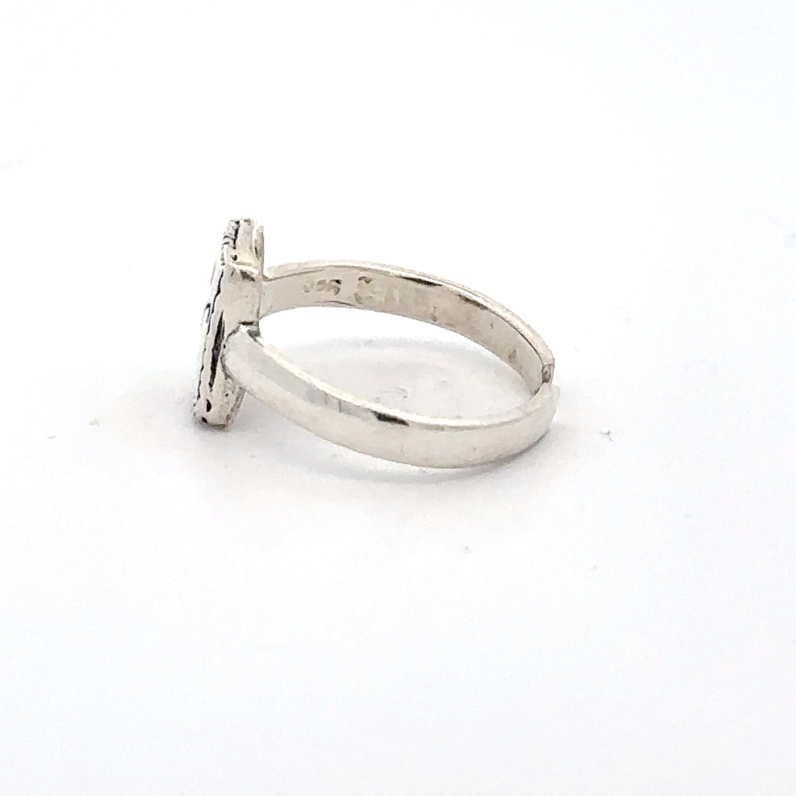 Sterling Silver Cross Toe Ring Adjustable Size