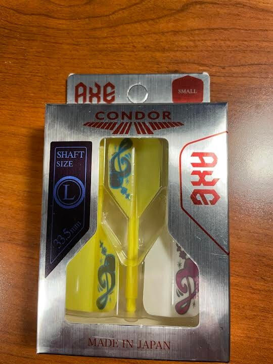 MUSICAL MIX CONDOR AXE DART SHAFT/FLIGHT COMBO SMALL FLIGHT LONG SHAFT