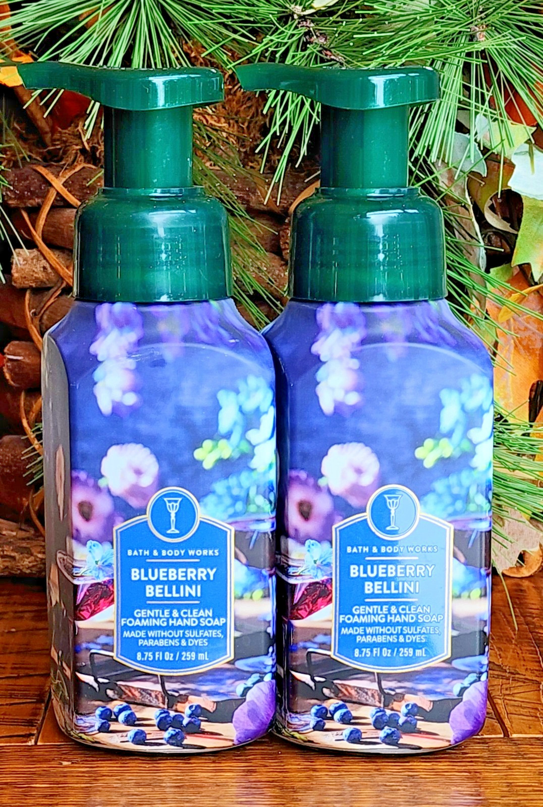 2 PC~2026🌱🪺SPRING ~💙🫐BLUEBERRY BELLINI ~Bath & Body FOAM Hand Soap~SHIP FREE