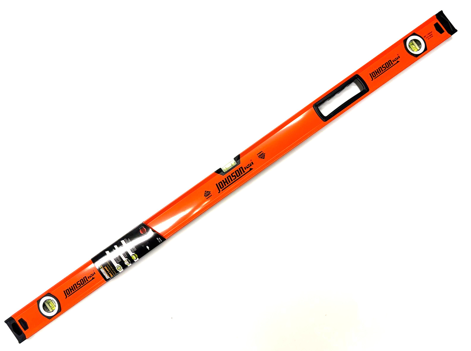 JOHNSON LEVEL 48" ALUMINUM BOX BEAM LEVEL 1741-4800