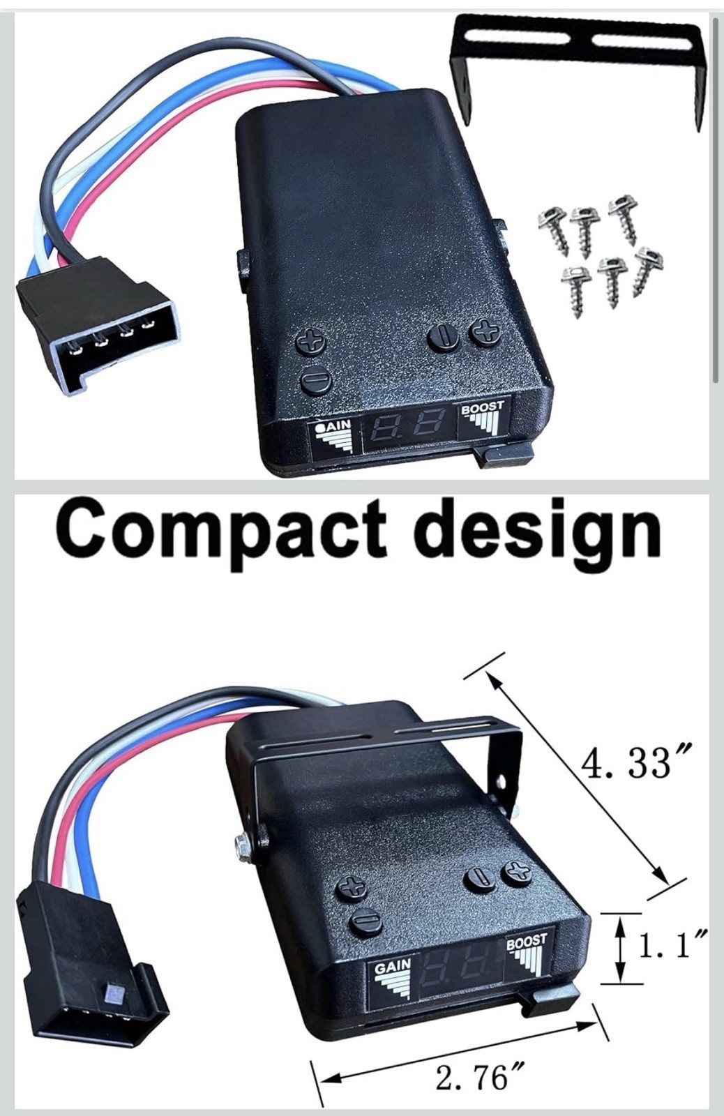 NEW Electronic Trailer Brake Controller 8507111 - Safe Compact for Brakeman IV