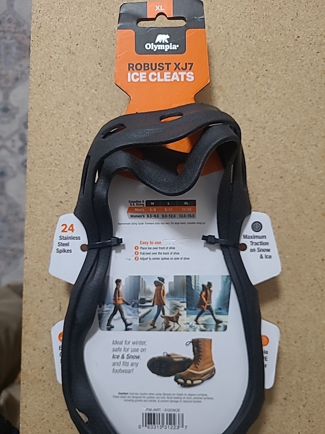 Olympia Robust XJ7 Ice Cleats Size XL