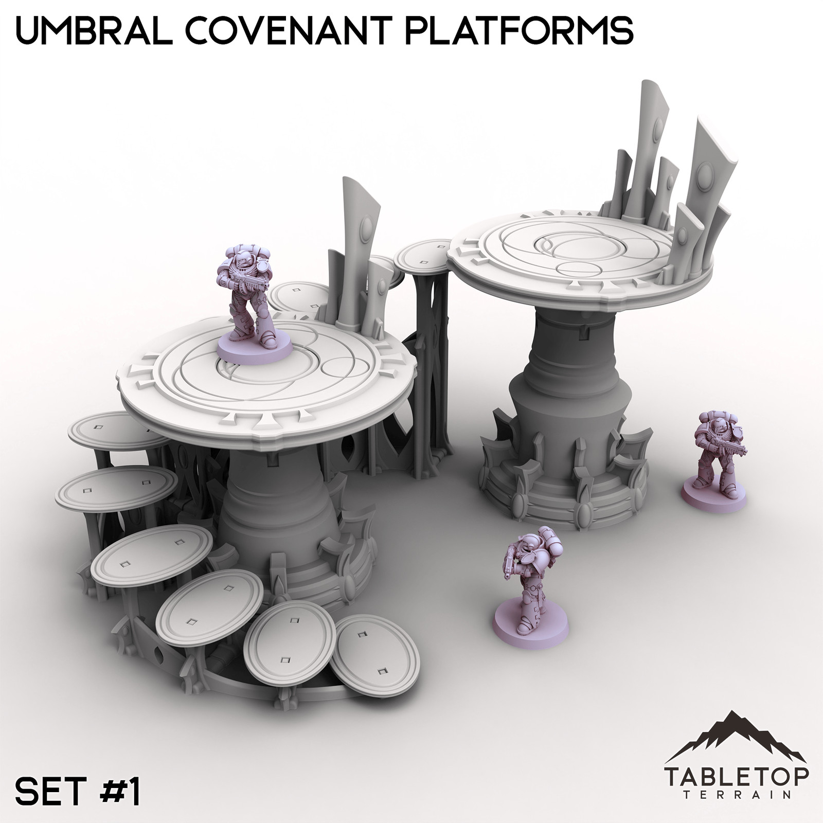 Umbral Covenant Platforms - Space Elves Grimdark Wargaming