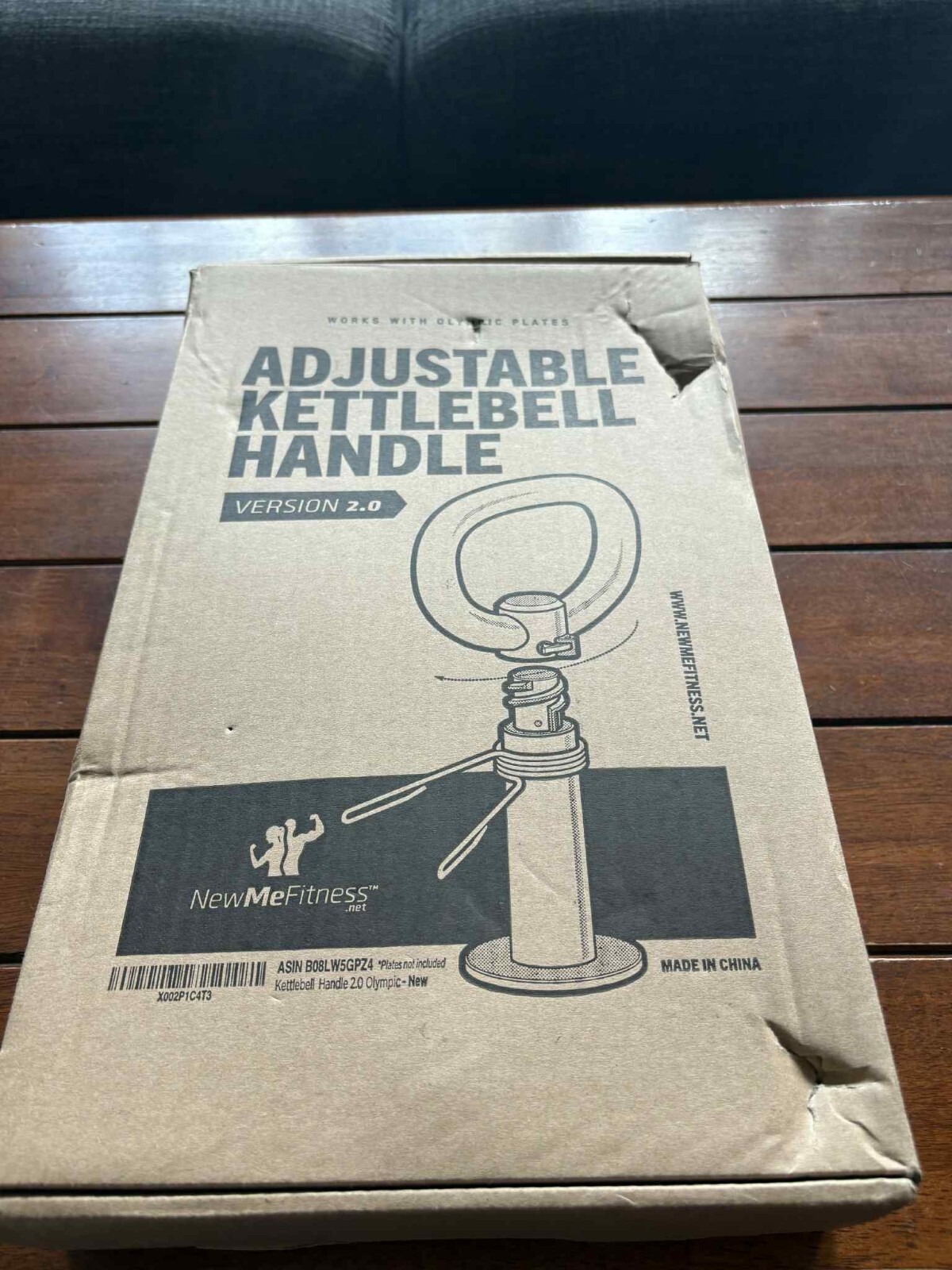 NewMe Fitness Adjustable Kettlebell Handle Version 2.0 (New - Open Box)