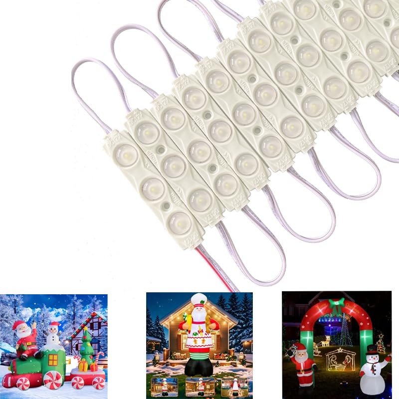 LED ModuleLights for Inflatables White 20pcs 9.8 Ft 2835 SMD 150LM Per LED Mo...
