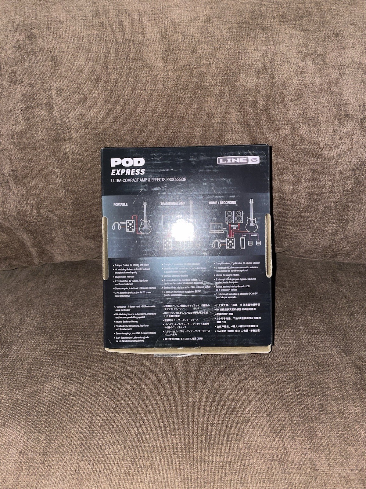 Line 6 POD Express Multi-Effects Processor for Electric Guitar Reverb Chorus