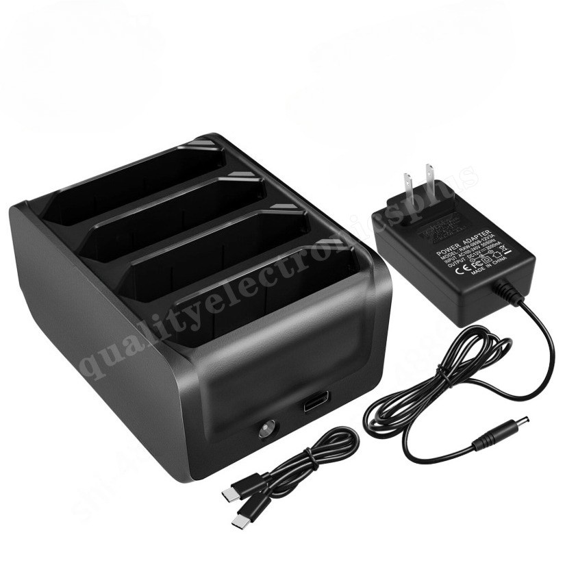 4-Port Battery Charger Cradle Adapter For Zebra TC75AH TC700H TC700K TC77HL TC77