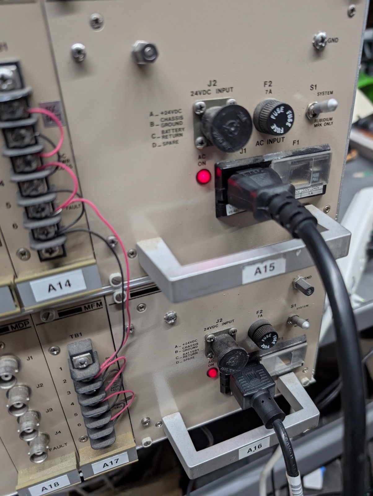 Efratom MFS-286 Dual Rubidium Frequency Standard Atomic Clock 10MHz DOUBLE LOCK