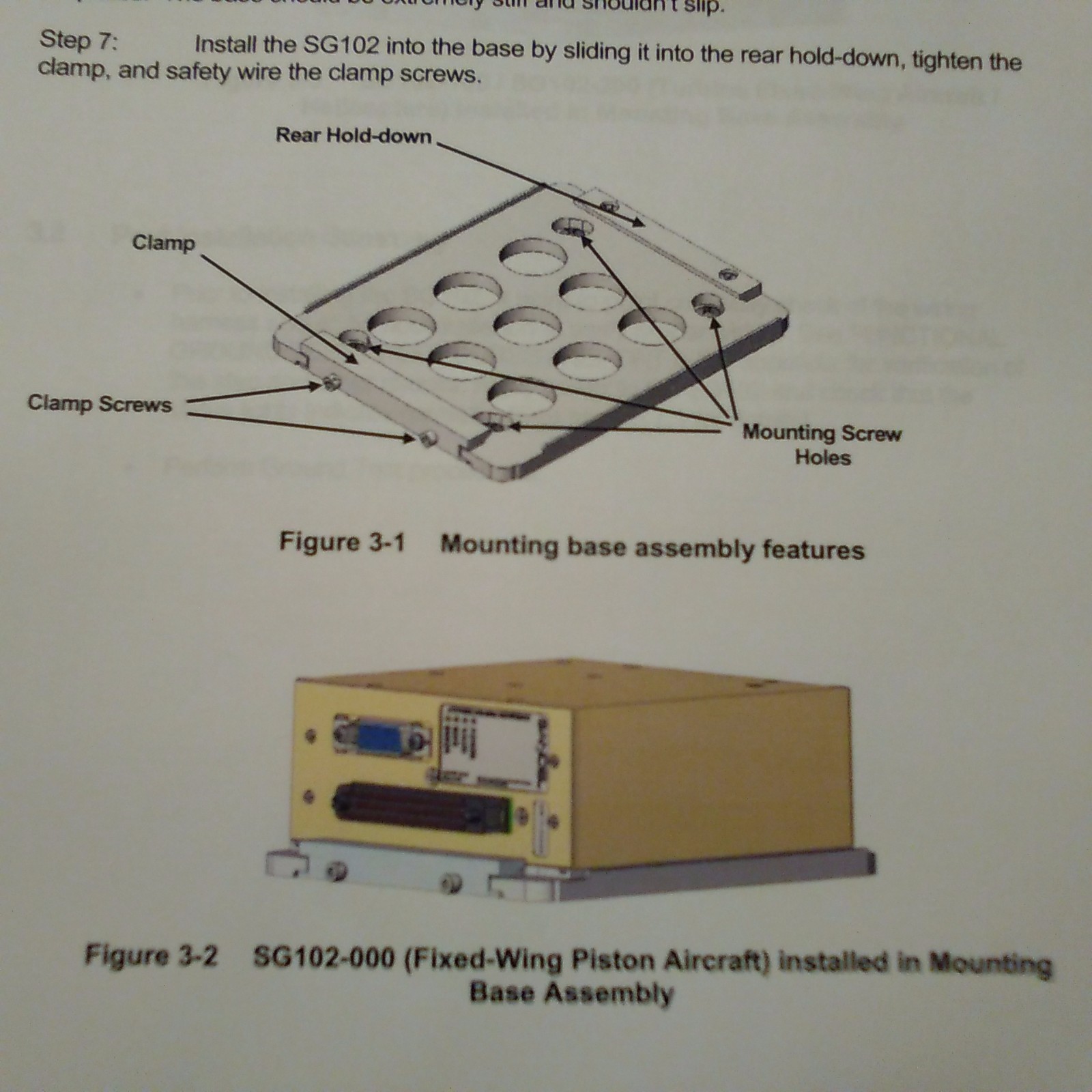 Sandel SG102 and MT102 Install Manual