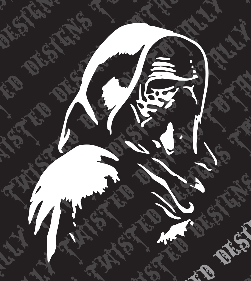 Star Wars Kylo Ren car truck vinyl decal sticker the force awakens sith jedi bb8