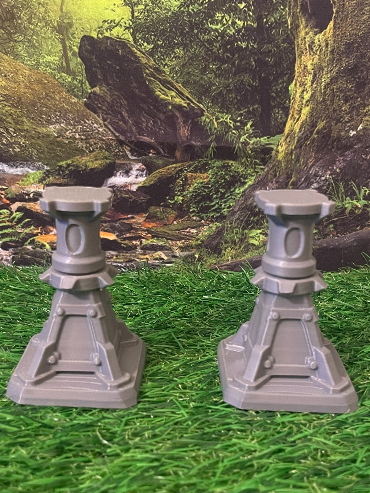 Warhammer DnD Compatible Terrain BUNDLE Grey Unpainted