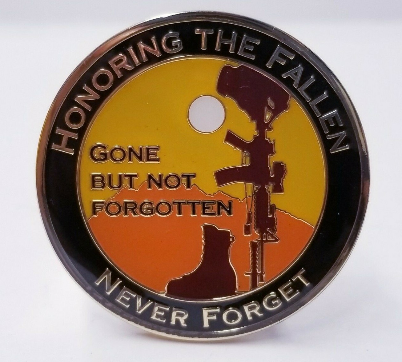 Honoring The Fallen Never Forget Korean Veteran 1.75" CHALLENGE COIN