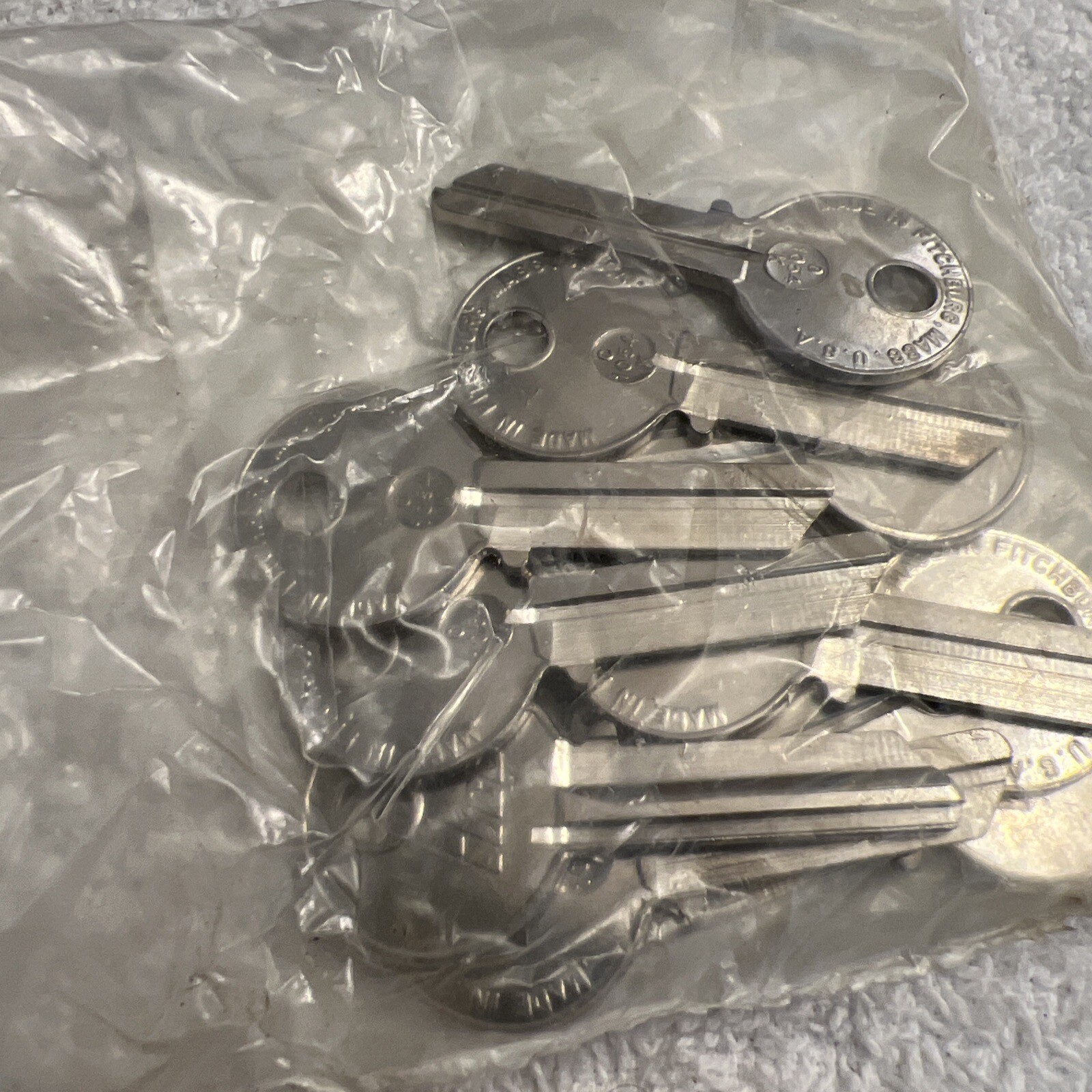 Lot Of 10 New ilco Uncut KEY BLANKS 01054k McKinney
