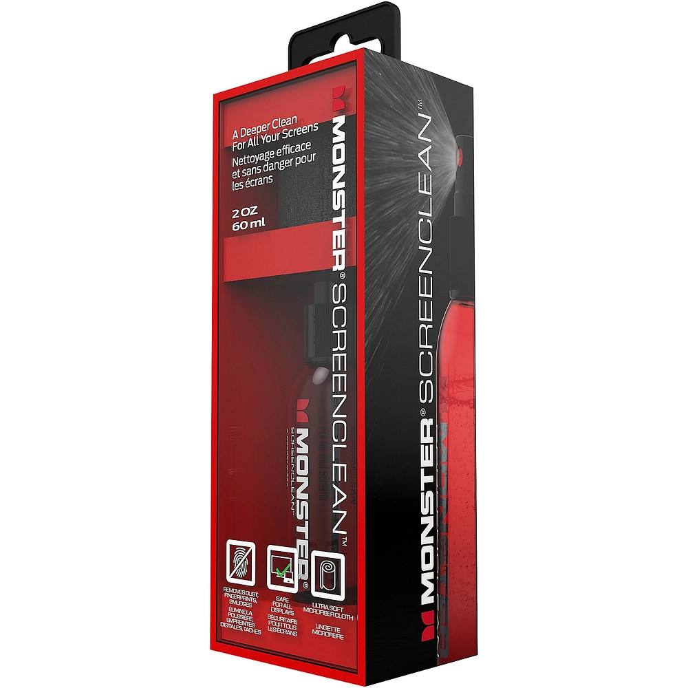 Monster Cable ScreenClean 60ML Bottle & Microfiber Cloth