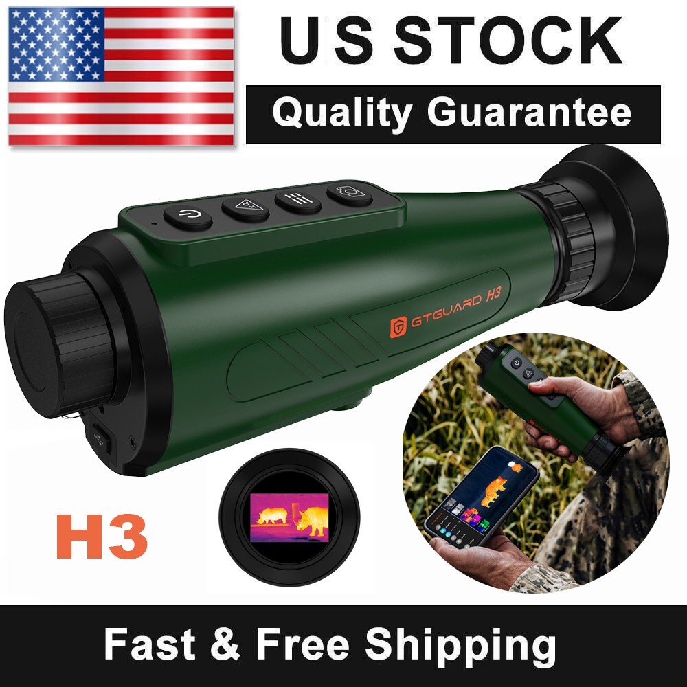 Thermal Monocular AI 384x288 8X Zoom 5 Modes Handheld Thermal Scope for Hunting