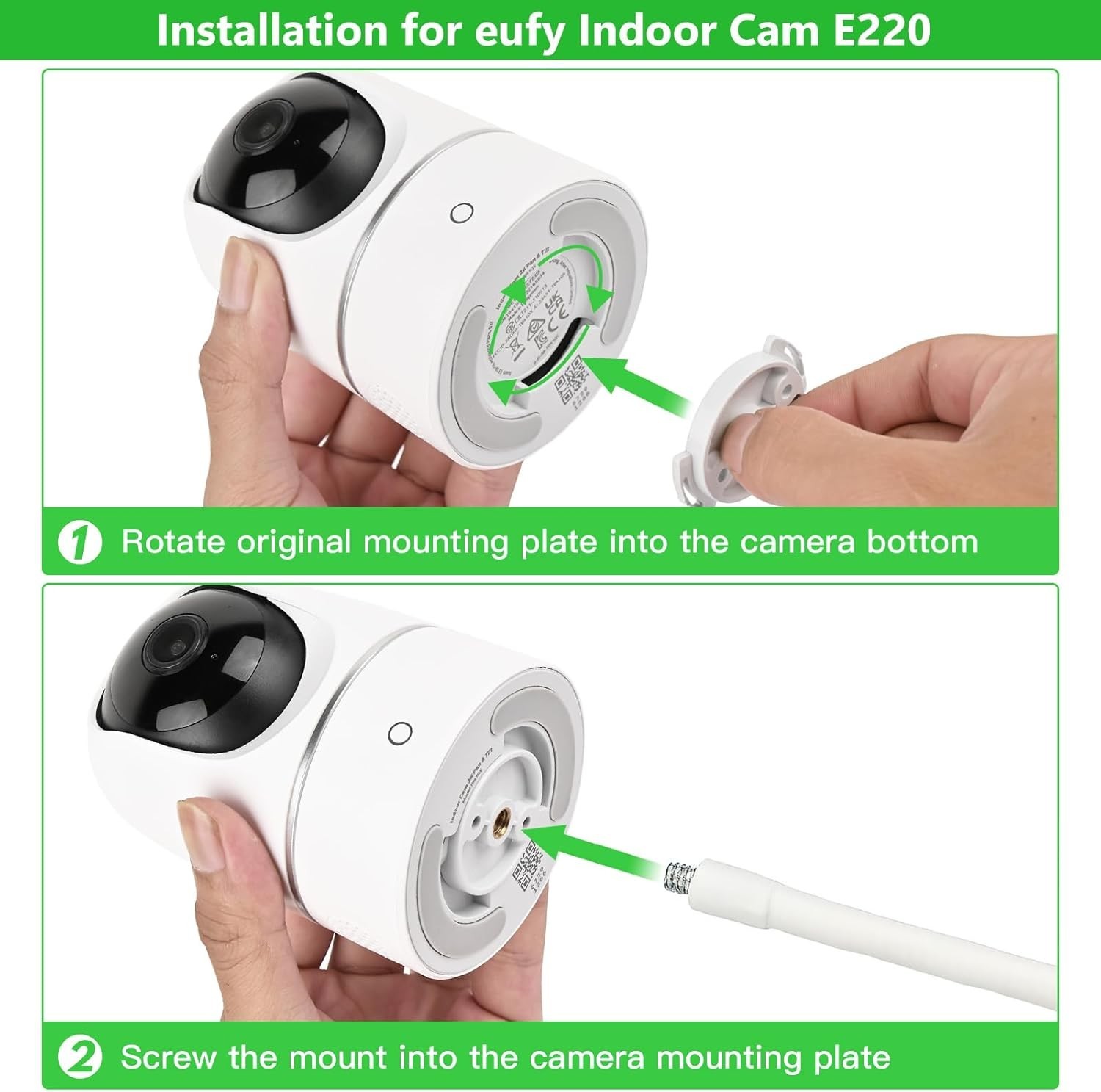 NEW 2Pack Security Camera Mount for Eufy Solocam S220/C210, Eufycam 2C/2C Pro