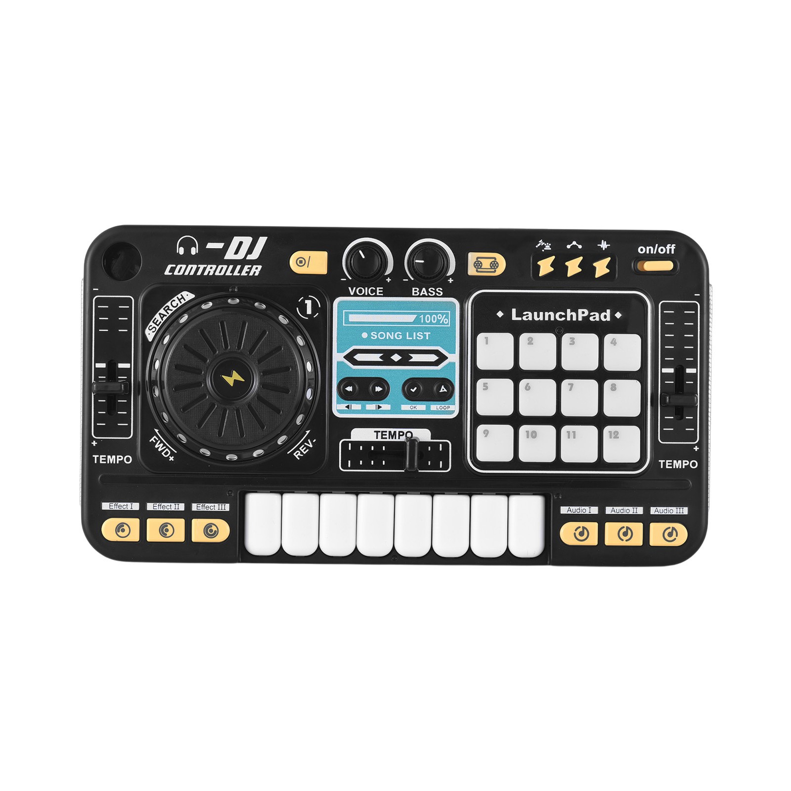 Musical DJ Set For Kids Turntable Multi Functional DJ Controller With Mic JQHY