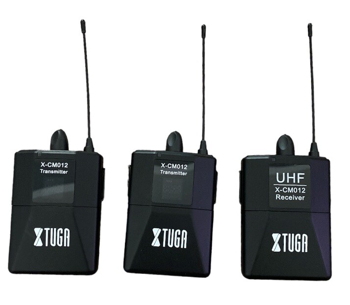 xtuga X-CM012 wireless lavalier lapel microphone system