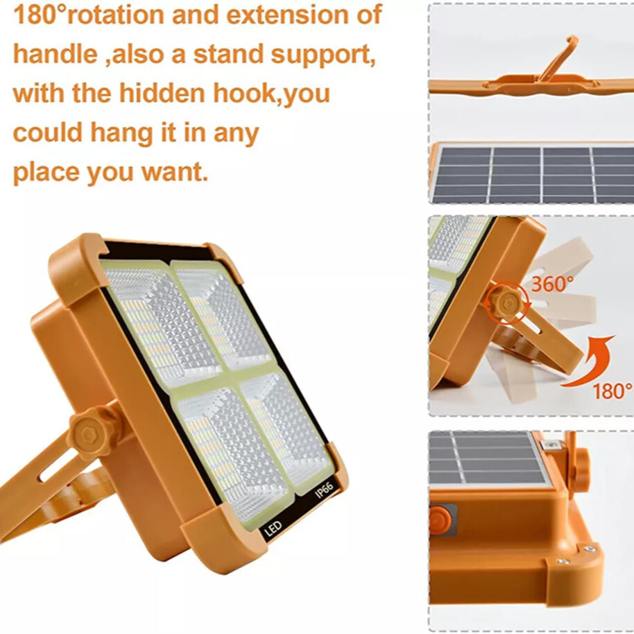 20000 Lumen LED Work Light with Stand Dimmable Portable Worklight Camping Light