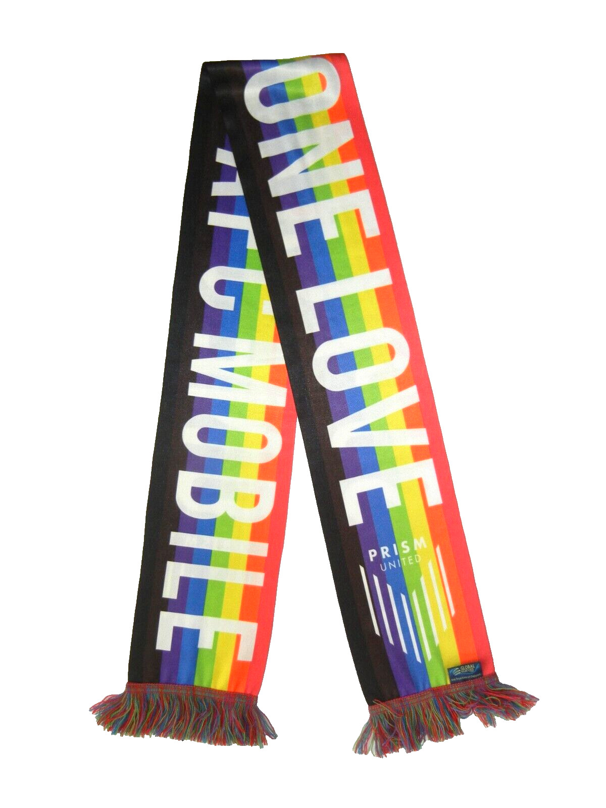 AFC MOBILE x PRISM UNITED Rainbow Pride Flag ALABAMA SOCCER SCARF Football Fan