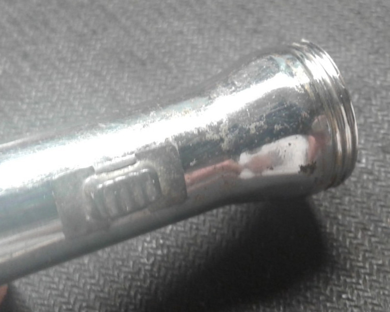Tom Thumb 3 1/8 Flash Light Miniature some rust and corrosion