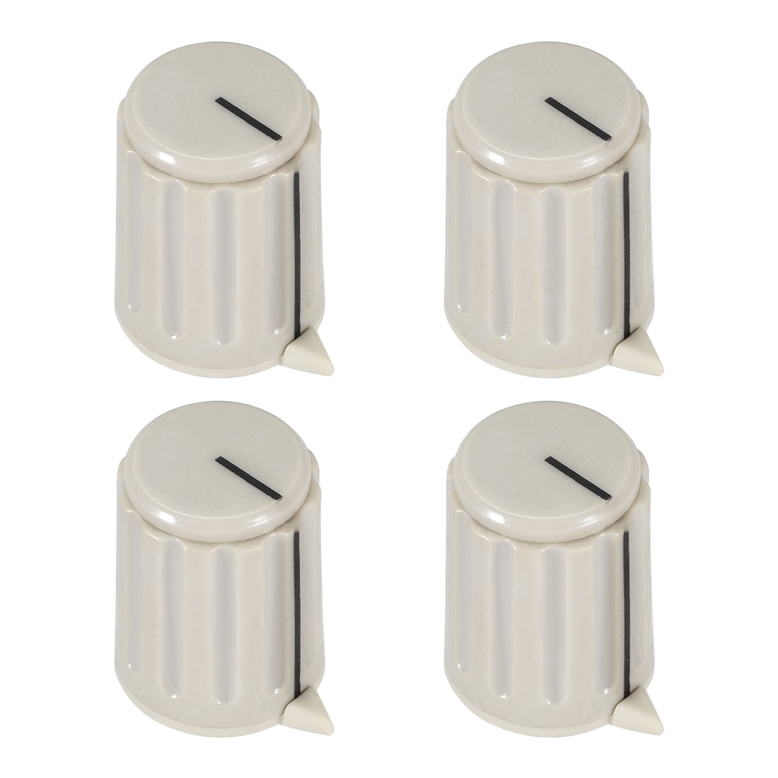 4pcs, 4mm Potentiometer Control Knobs For Electric Guitar Volume Tone Knobs Gray
