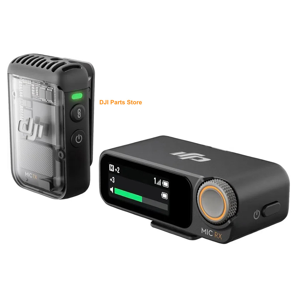 DJI Mic 2 (1TX+1RX) Wireless Microphone System - USB-C & Lightning Charging