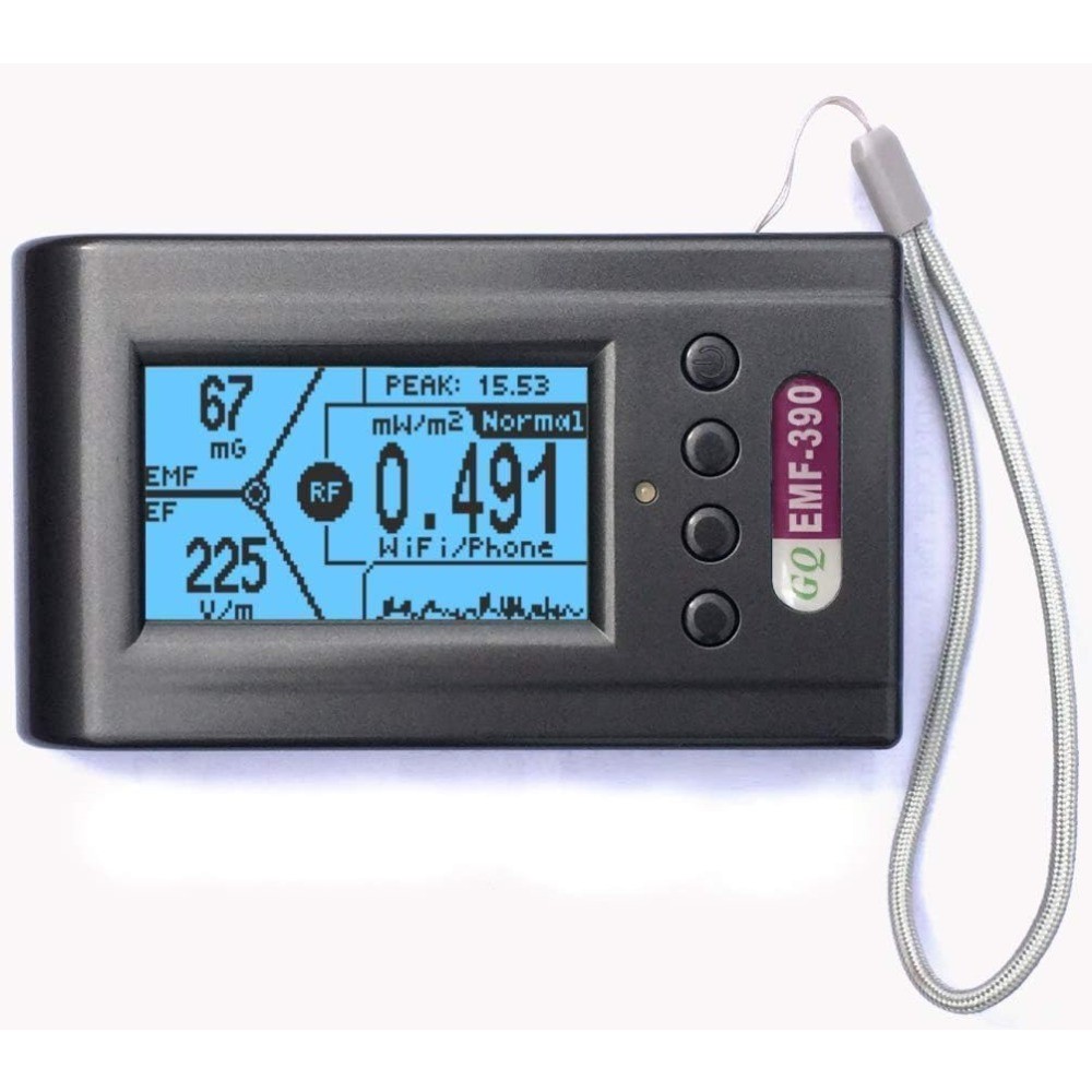 Multi-Field EMF Meter 3-in-1 Electromagnetic Radiation Detector ELF RF up to