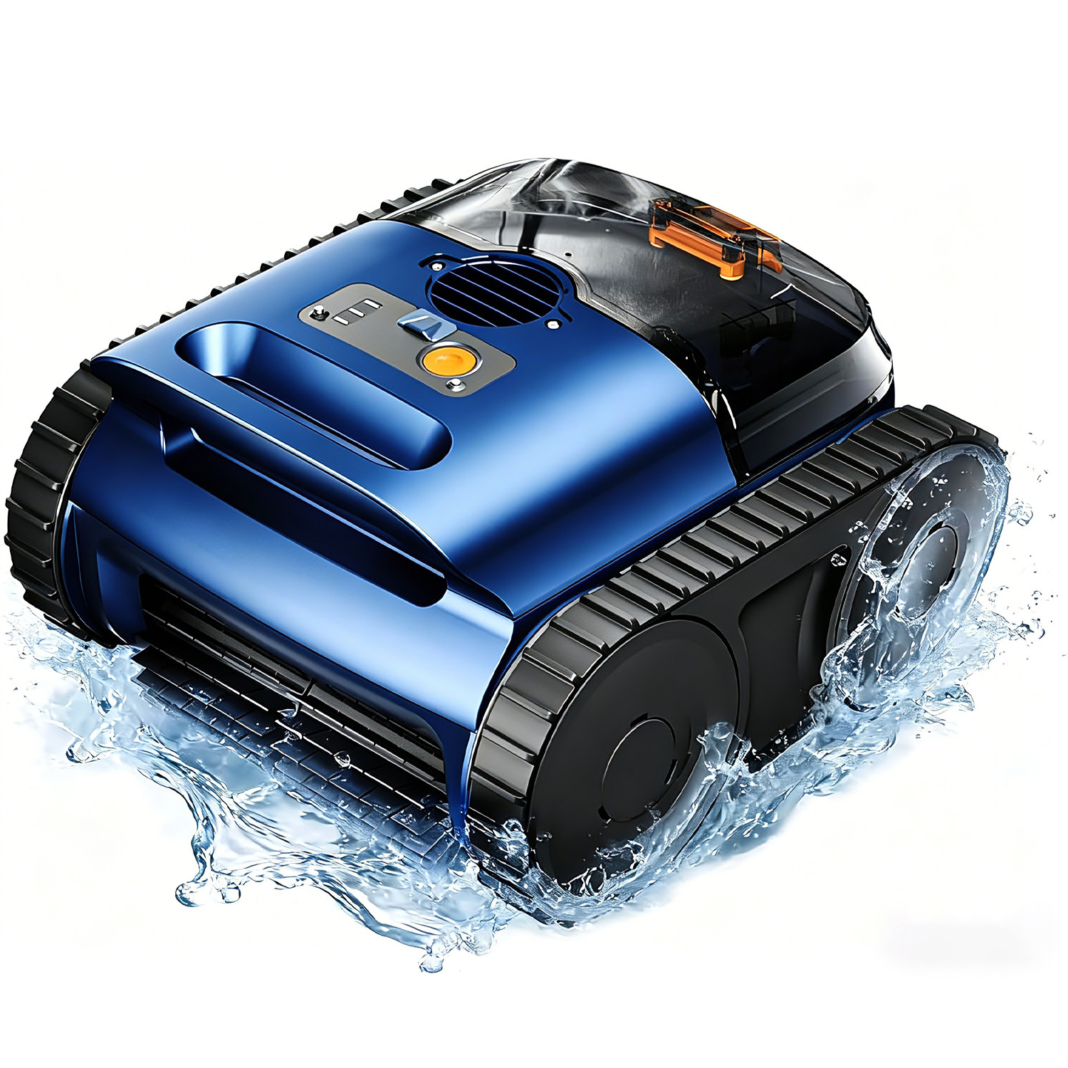 Wall Climbing Robotic Pool Cleaner for Inground Pools Anti-Stuck Design