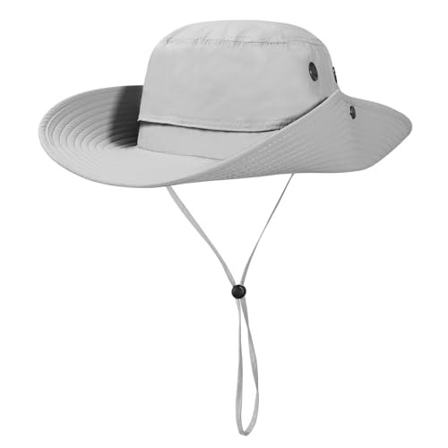 Oversize XL XXL Mens Sun Hats Large Wide Brim X-Large-XX-Large Light Gray