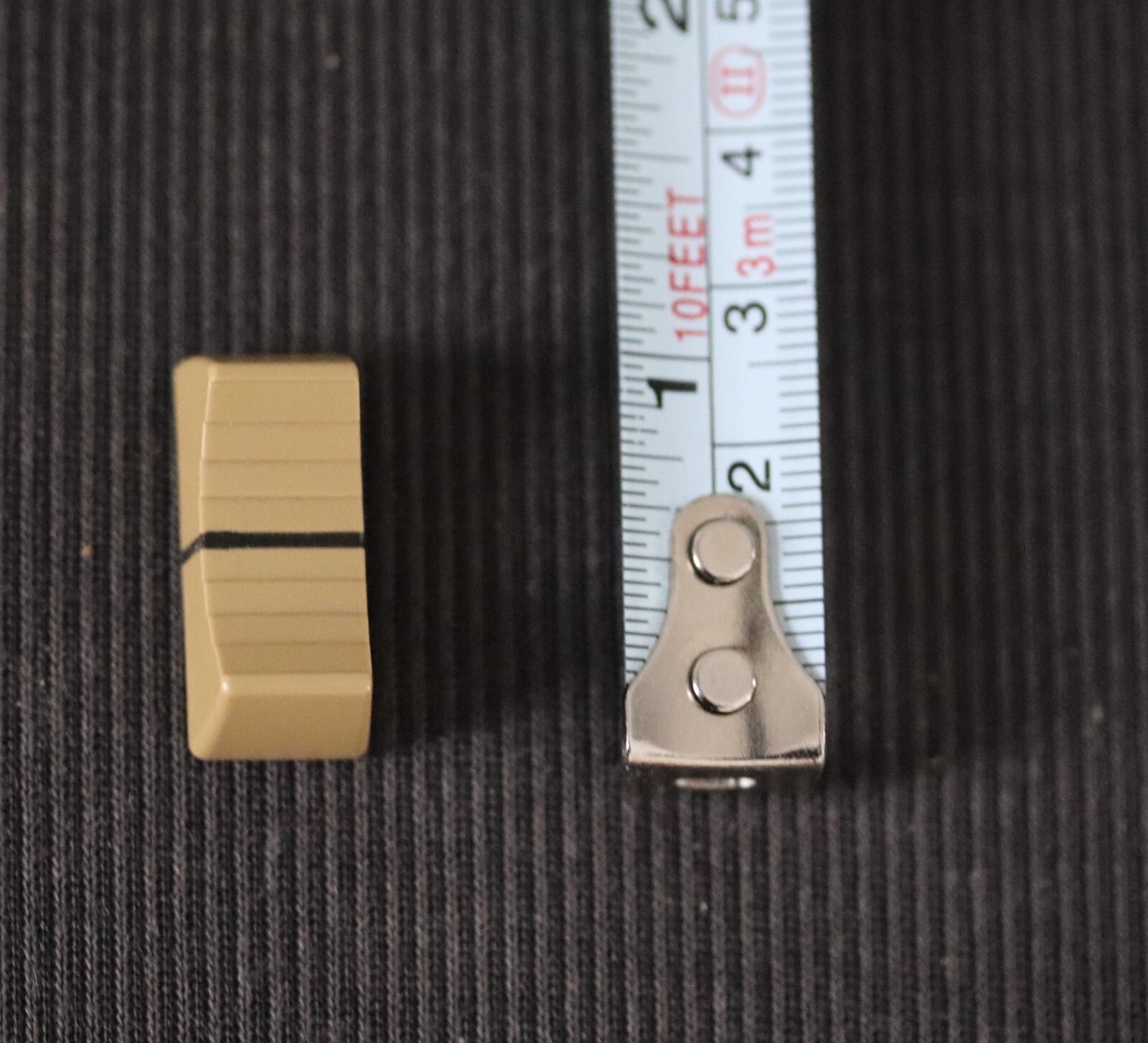 TASCAM MIXER BEIGE/TAN SLIDER FADER KNOB RECORDING M-2524 M-1500 M-2500 M-3500