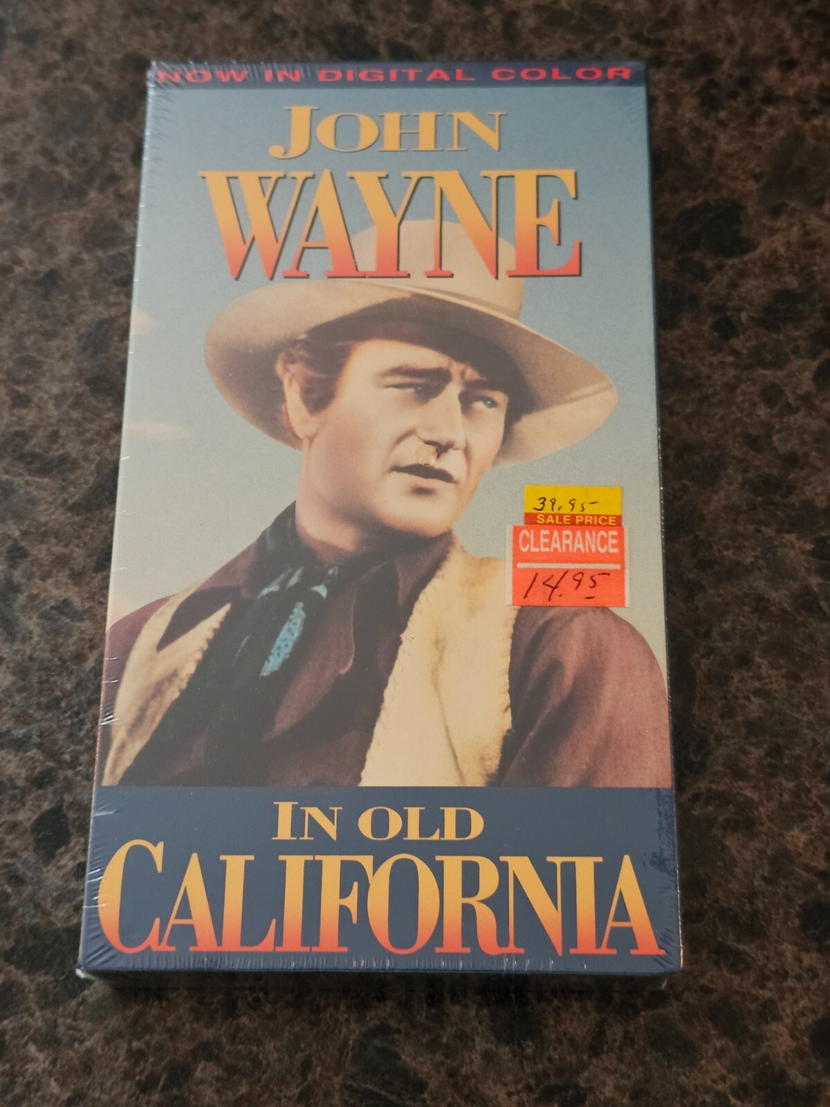 BRAND NEW In Old California (VHS; 1992) John Wayne RARE Sealed OOP